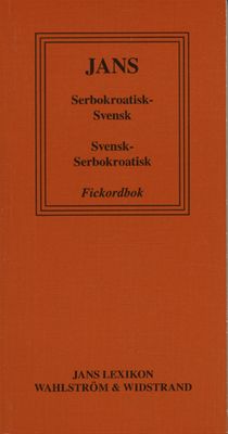 Serbokroatisk-svensk, svensk- serbokroatisk fickordbok