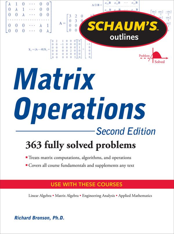 Schaum's Outline of Matrix Operations | 2:a upplagan
