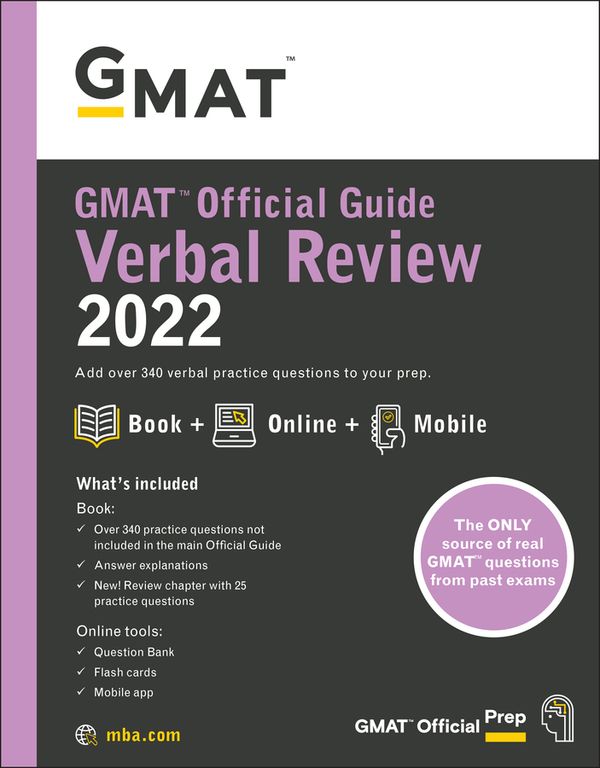 GMAT Official Guide Verbal Review 2022 | 0:e upplagan