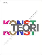 Konstteori : en introduktion | 1:a upplagan