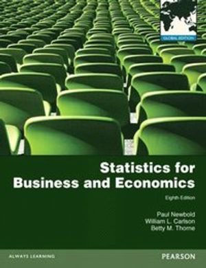 Statistics for Business and Economics: Global Edition | 8:e upplagan