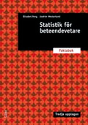 Statistik för beteendevetare - Faktabok | 3:e upplagan