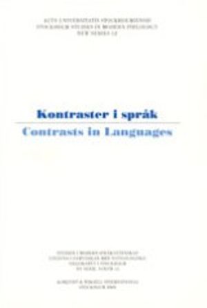 Kontraster i språk - Contrasts in language