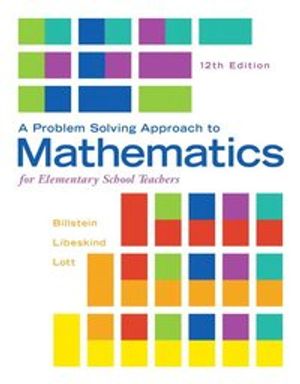 Problem Solving Approach to Mathematics for Elementary School Teachers | 12:e upplagan