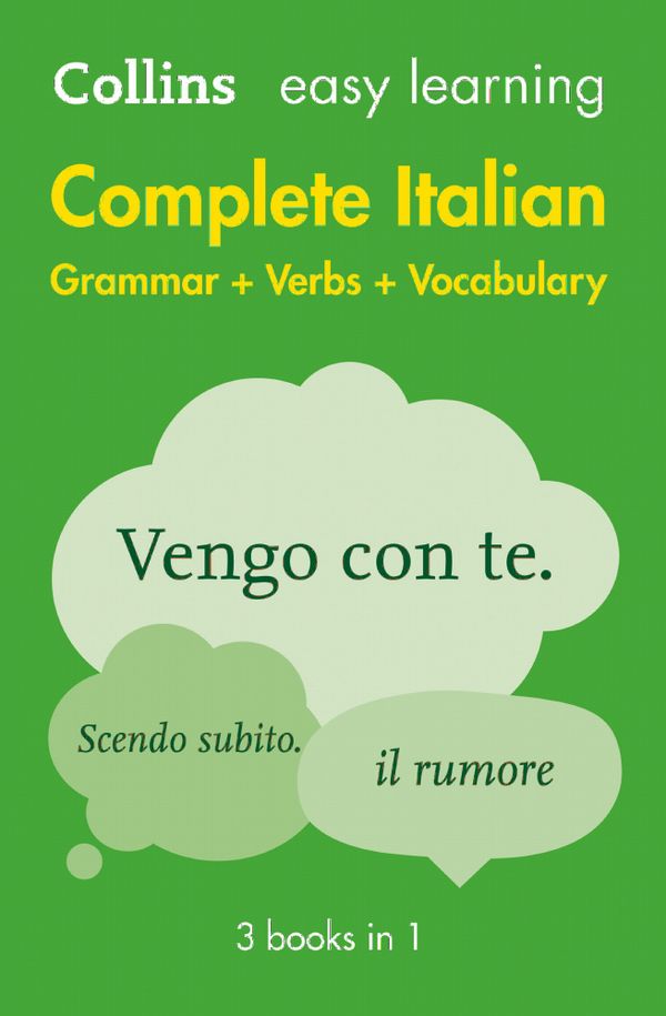 Complete Italian Grammar Verbs Vocabulary: 3 Books in 1 | 0:e upplagan