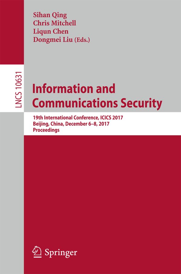 Information and Communications Security | 1:a upplagan