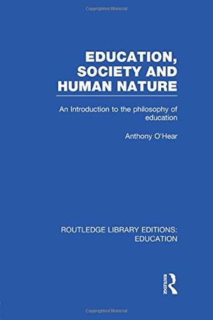 Education, Society and Human Nature