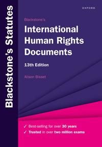 Blackstone's International Human Rights Documents | 13:e upplagan