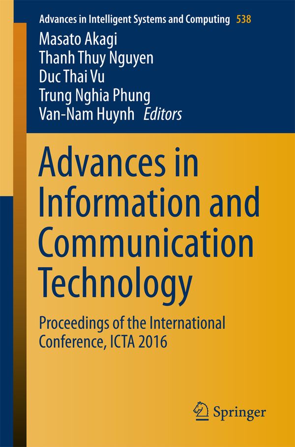 Advances in Information and Communication Technology | 1:a upplagan
