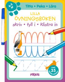 Lilla övningsboken med stickers 4 - 5 år