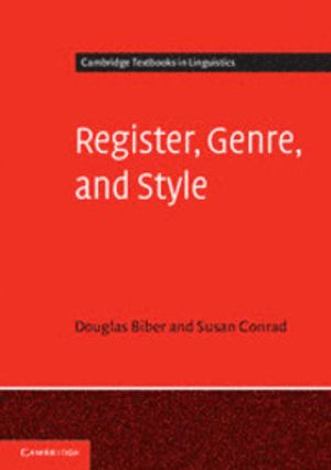 Register, Genre, and Style | 1:a upplagan