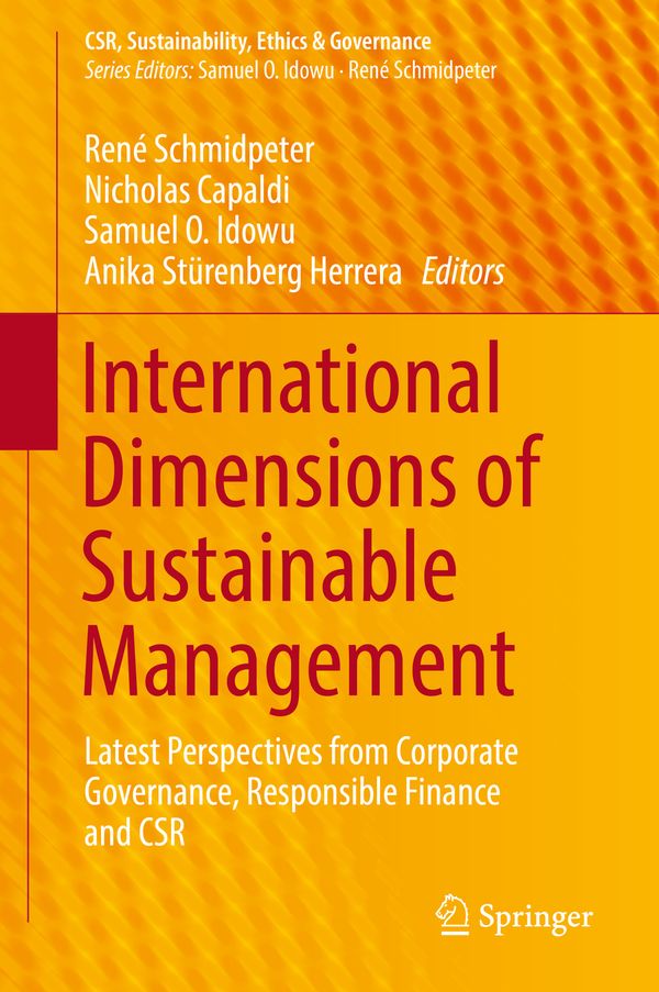 International Dimensions of Sustainable Management | 1:a upplagan