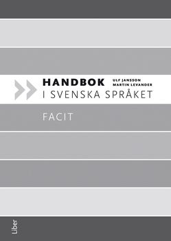 Handbok i svenska språket facit | 1:a upplagan