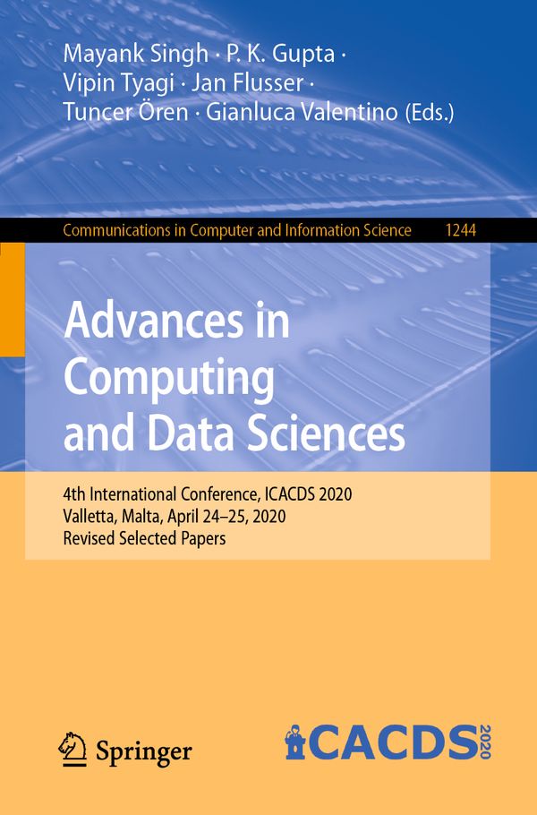 Advances in Computing and Data Sciences | 1:a upplagan