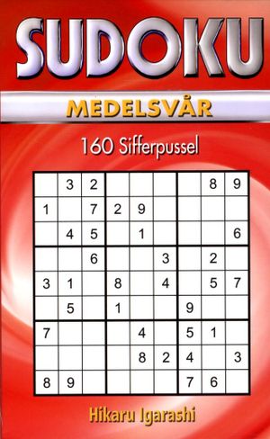 Sudoku Medelsvår Röd | 1:a upplagan