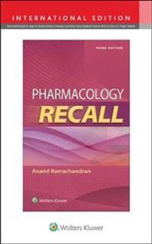 Pharmacology Recall | 3:e upplagan