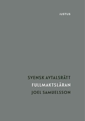 Fullmaktsläran | 1:a upplagan