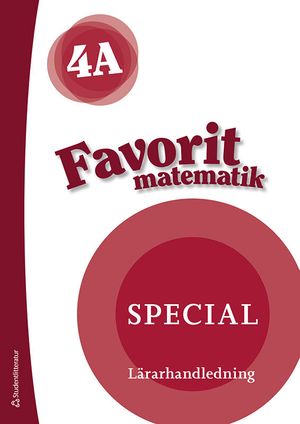 Favorit matematik 4A Special Lärarpaket - Digitalt + Tryckt | 1:a upplagan