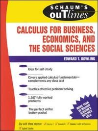 Schaum's Outline of Theory and Problems of Calculus for Business, Economics, and the Social Sciences | 0:e upplagan