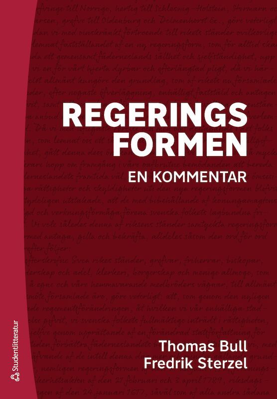 Regeringsformen - En kommentar | 5:e upplagan