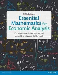 Essential Mathematics for Economic Analysis | 5:e upplagan