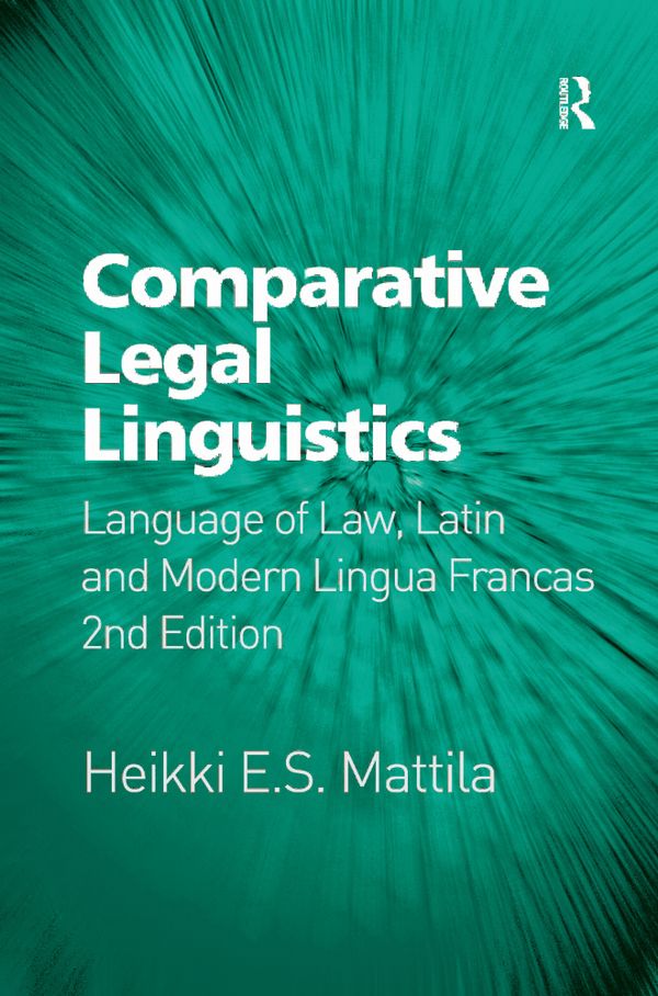 Comparative Legal Linguistics | 2:a upplagan