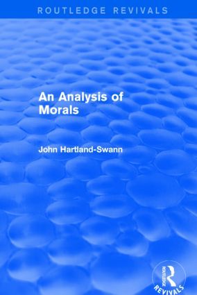An Analysis of Morals | 1:a upplagan