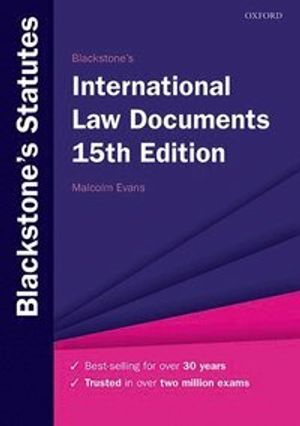 Blackstone's International Law Documents | 15:e upplagan