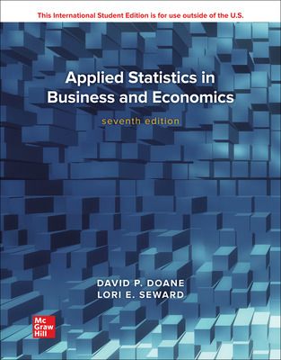 Applied Statistics in Business and Economics ISE | 7:e upplagan