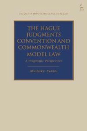 The Hague Judgments Convention and Commonwealth Model Law