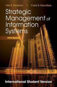 Strategic Management of Information Systems | 1:a upplagan