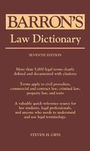 Law Dictionary | 7:e upplagan