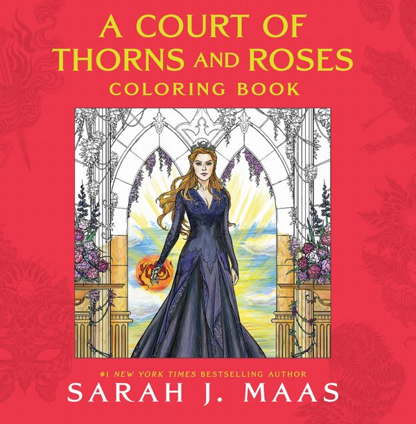 A Court of Thorns and Roses Coloring Book | 0:e upplagan