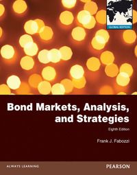 Bond Markets, Analysis and Strategies Global Edition | 8:e upplagan