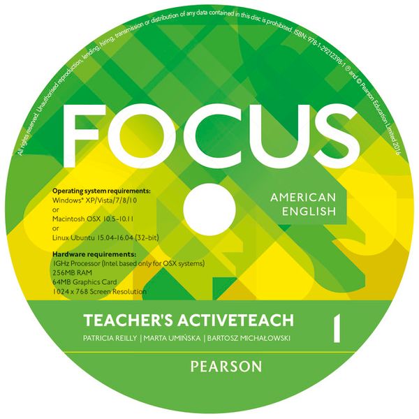 Focus AmE 1 Teacher's Active Teach | 0:e upplagan