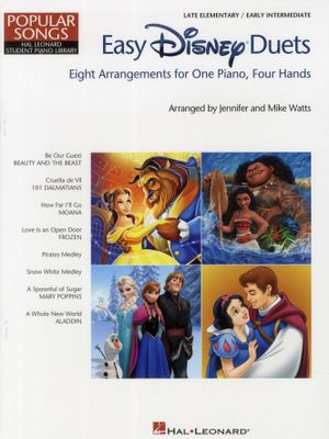 Easy Disney Duets, piano 4 händigt