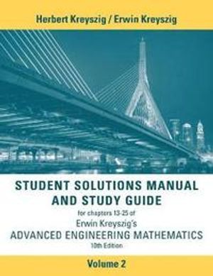 Student Solutions Manual Advanced Engineering Mathematics, Volume 2, 10th E | 1:a upplagan