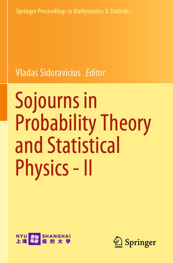 Sojourns in Probability Theory and Statistical Physics - II | 1:a upplagan