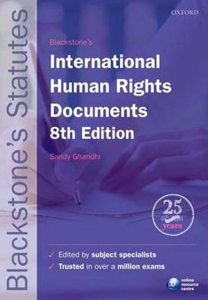 Blackstone's International Human Rights Documents | 8:e upplagan