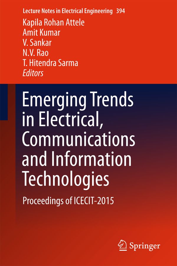 Emerging Trends in Electrical, Communications and Information Technologies | 1:a upplagan