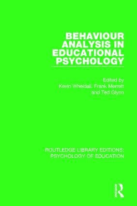 Behaviour Analysis in Educational Psychology | 1:a upplagan