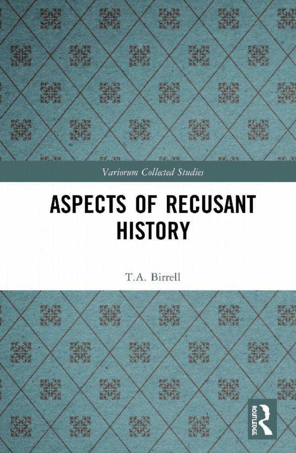 Aspects of Recusant History | 1:a upplagan