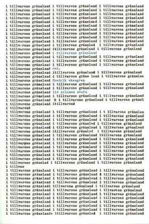 I tillvarons gränsland | 0:e upplagan