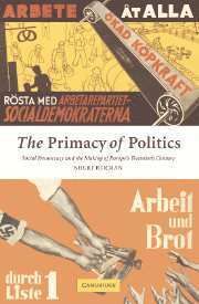 The primacy of politics : social democracy and the making of Europe's twentieth century