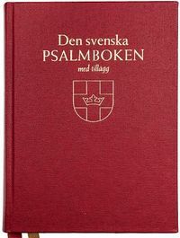 Den svenska psalmboken med tillägg och ny bönbok (bänkpsalmbok - röd) | 2:a upplagan