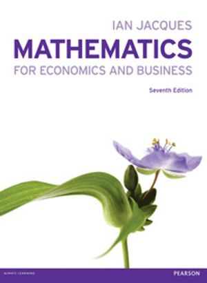 Mathematics for Economics and Business | 8:e upplagan