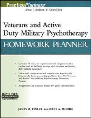 Veterans and Active Duty Military Psychotherapy Homework Planner (w/ Downlo | 1:a upplagan