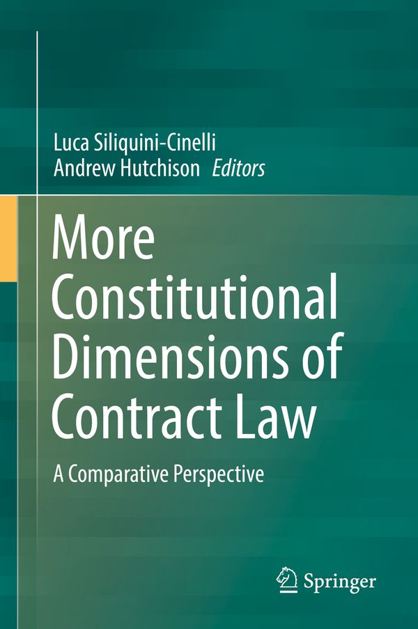 More Constitutional Dimensions of Contract Law | 1:a upplagan