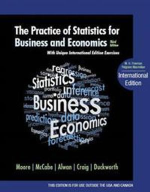 The Practice of Statistics for Business and Economics | 3:e upplagan