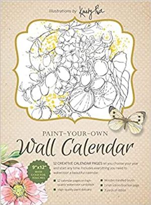 Paint-Your-Own Wall Calendar : Illustrations by Kristy Rice